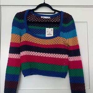 Zara Multicolor Striped Women's Sweater